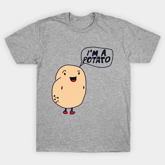 I'm A Potato T-Shirt by VintageArtwork